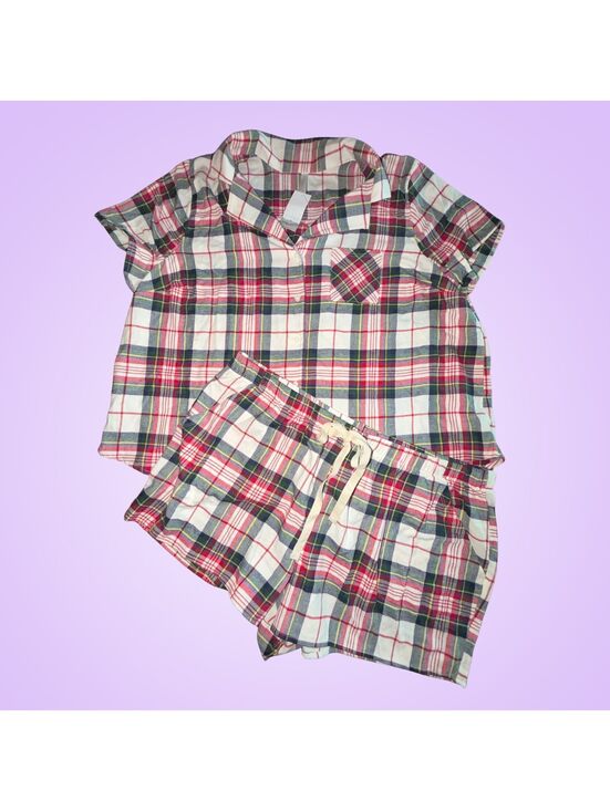 Cacique Other - Women’s New Plus Size 22/24 Cacique Plaid Two-Piece Pajama Set